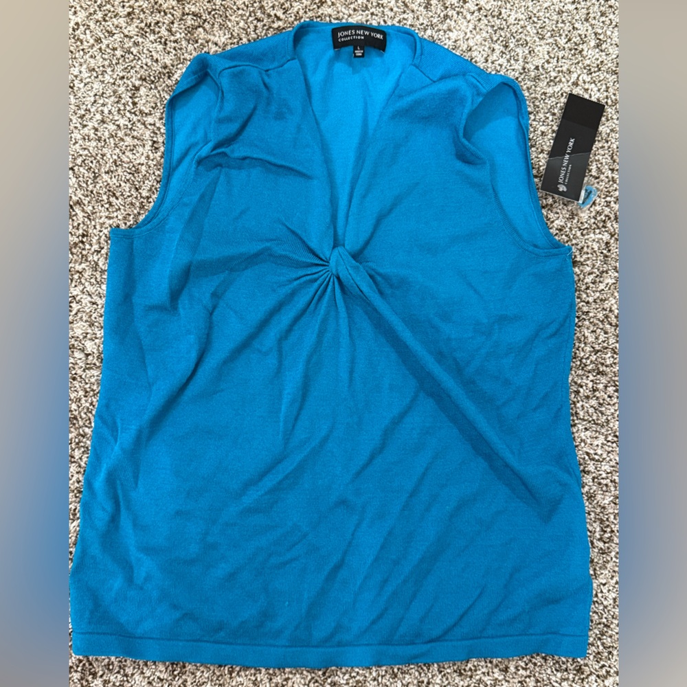 Jones New York Vibrant Blue Knitwear